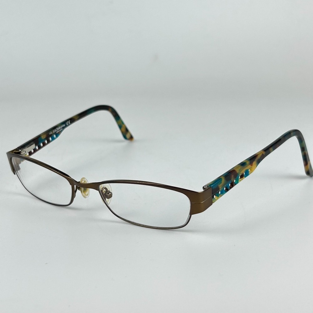 Liz Claiborne New York L353 0RX3 Women Eyeglasses Frame Brown Half Rim 52-18-135